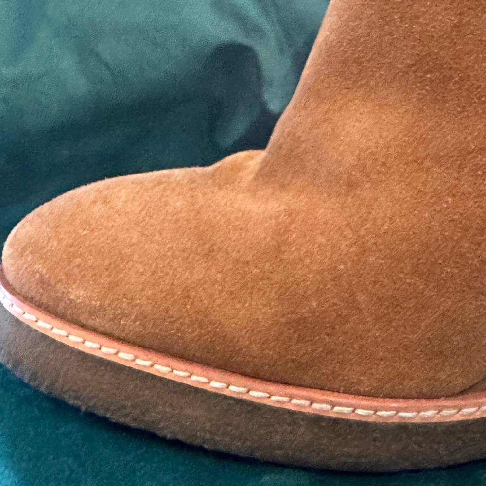 Veronica Beard Carmel suede wedge boots size 10 - Picture 11 of 15